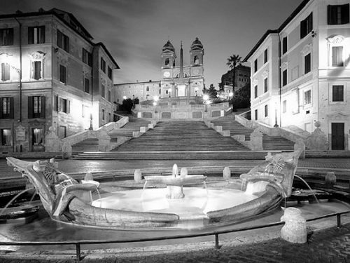 Il restauro della splendida scalinata di Piazza di Spagna (Roma)